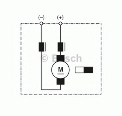 BOSCH 9 130 451 074 Electric Motor, interior blower